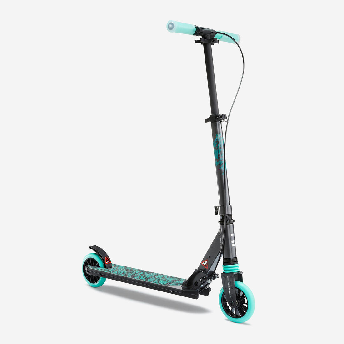 Trottinette enfant mid5 avec frein au guidon et suspension violette