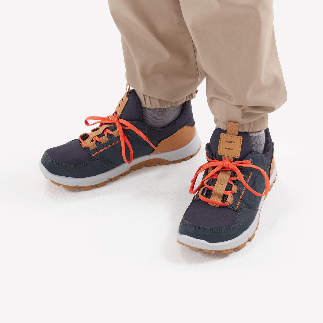 Chaussures de randonnée à lacets déperlantes 35 au 38 enfant, NH500