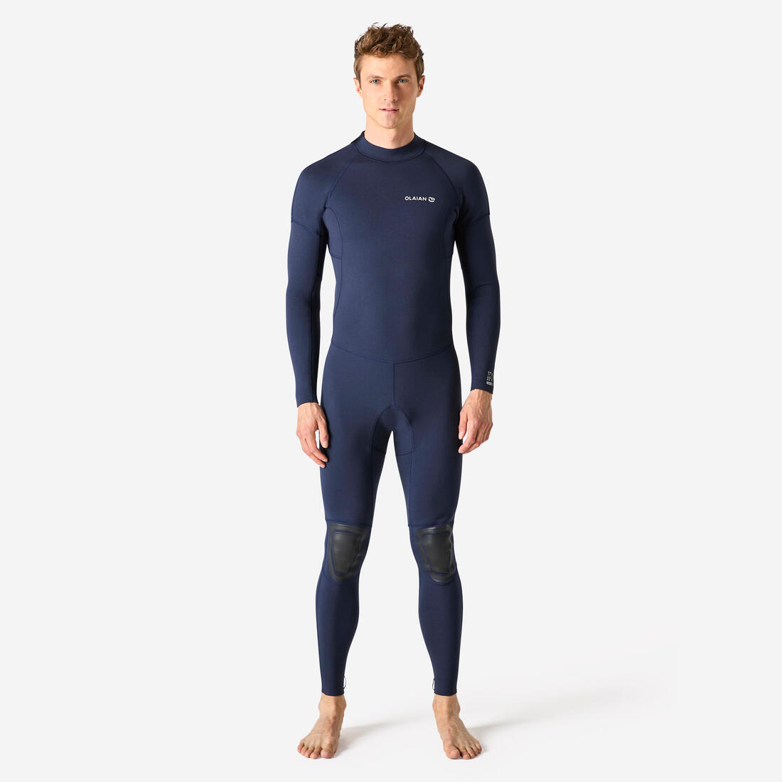 Combinaison SURF 100 Néoprène 2/2 mm Homme Bleu