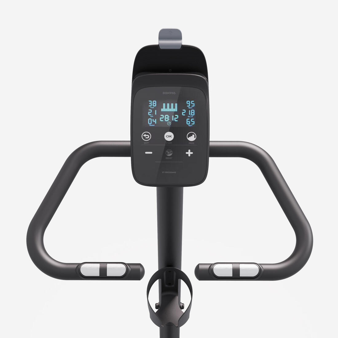 Vélo d'appartement connecté et à résistance motorisée - eb140 b