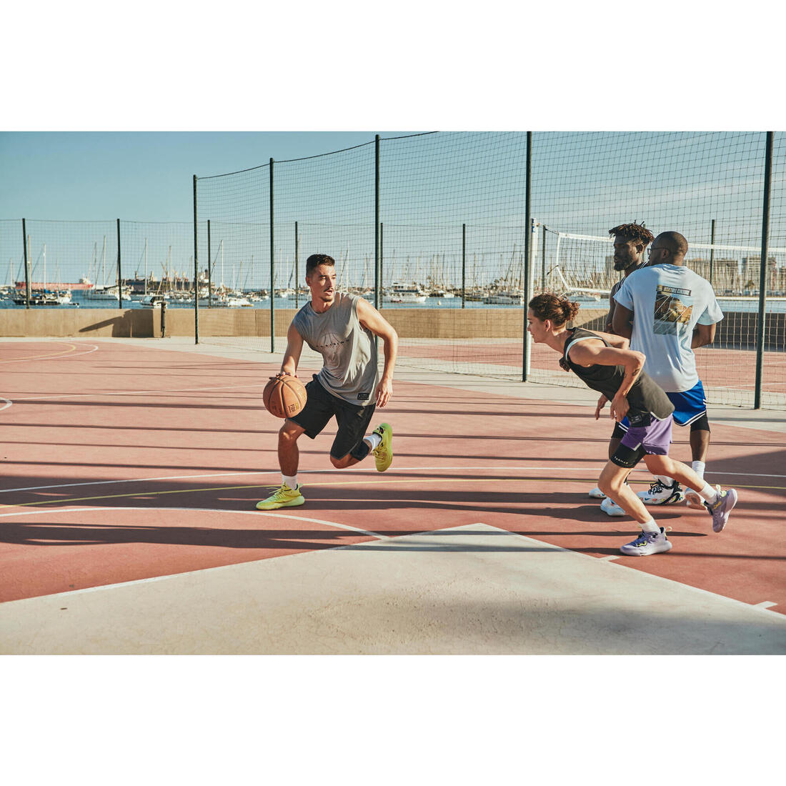 MAILLOT DE BASKETBALL SANS MANCHE HOMME/FEMME - TS500