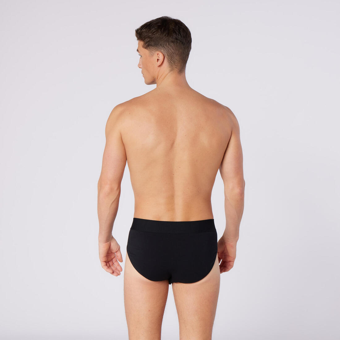 Slips en coton homme, noir, lot de 3