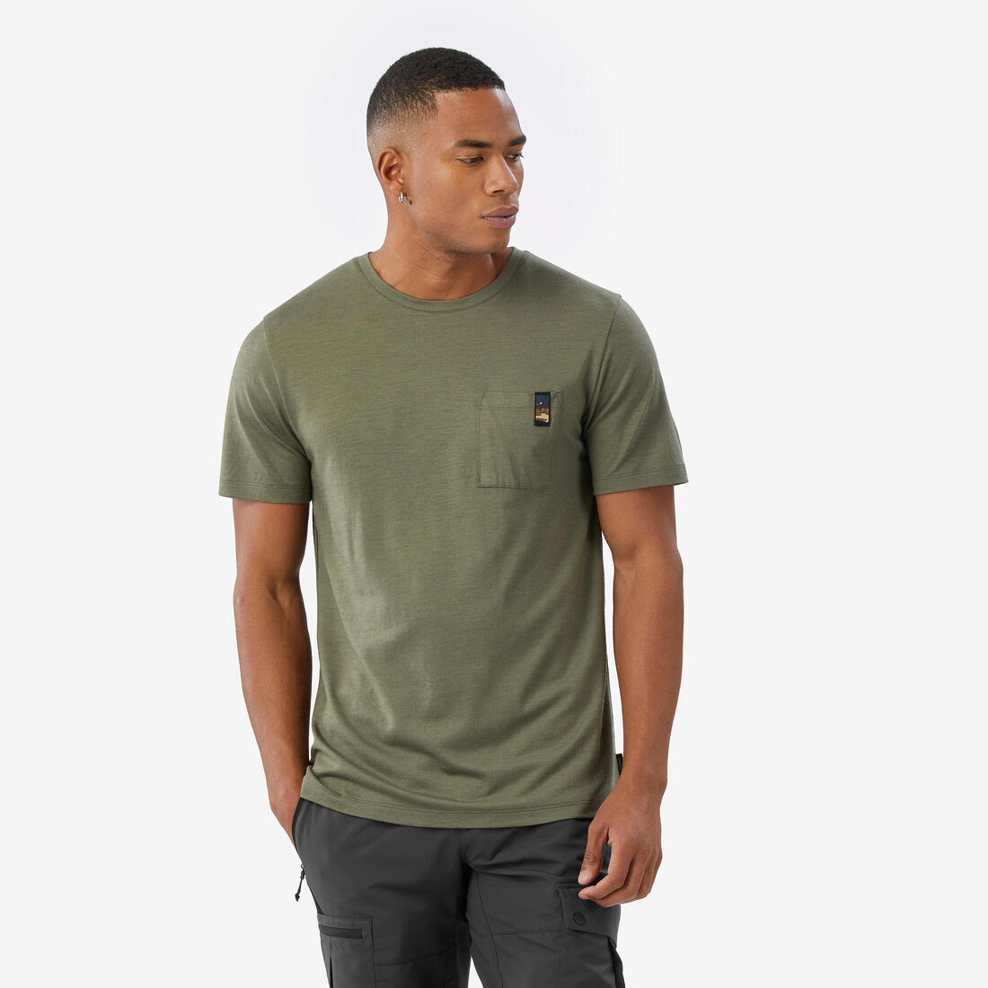 T-shirt manches courtes 100 % laine mérinos homme, Merino 100%