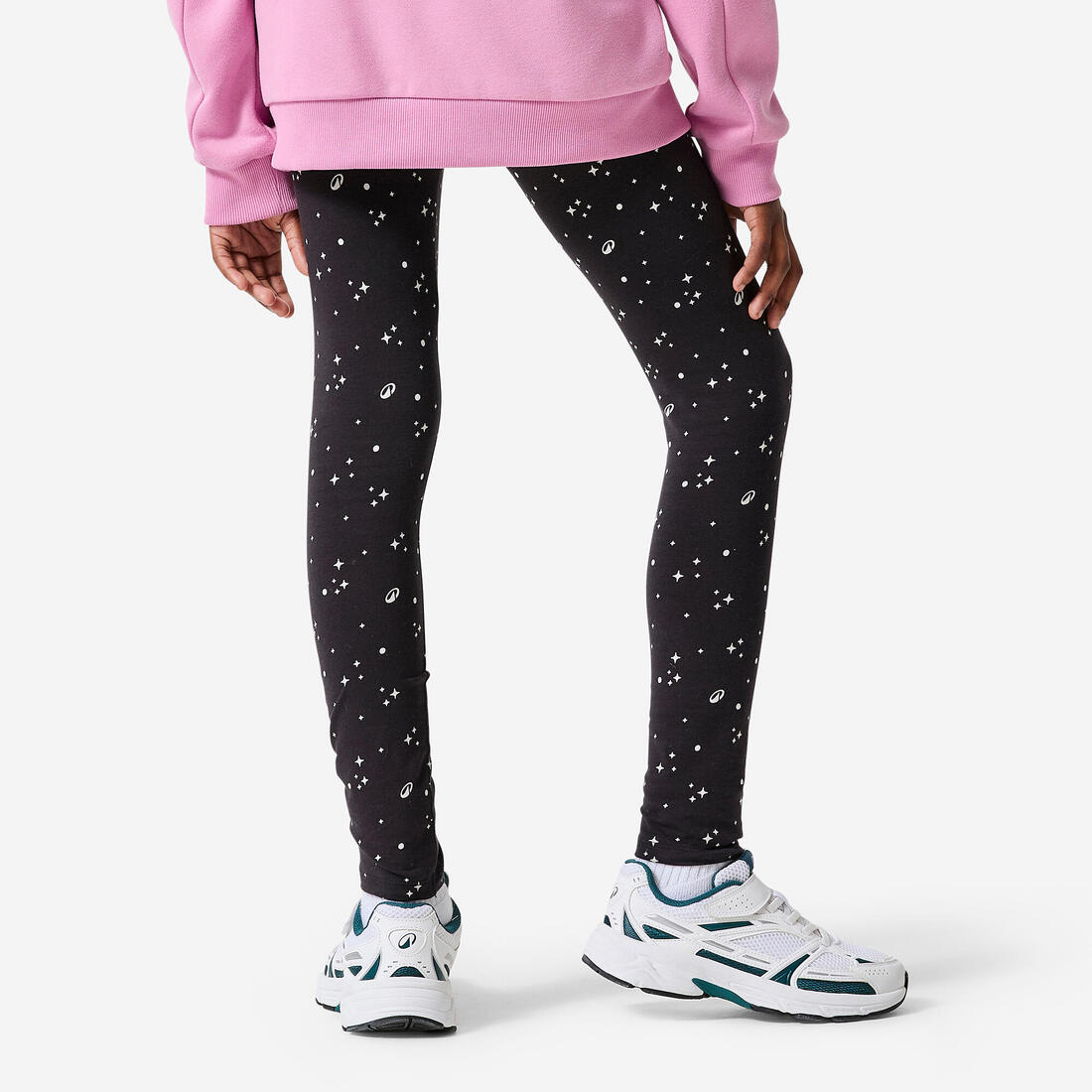Legging imprimé coton fille