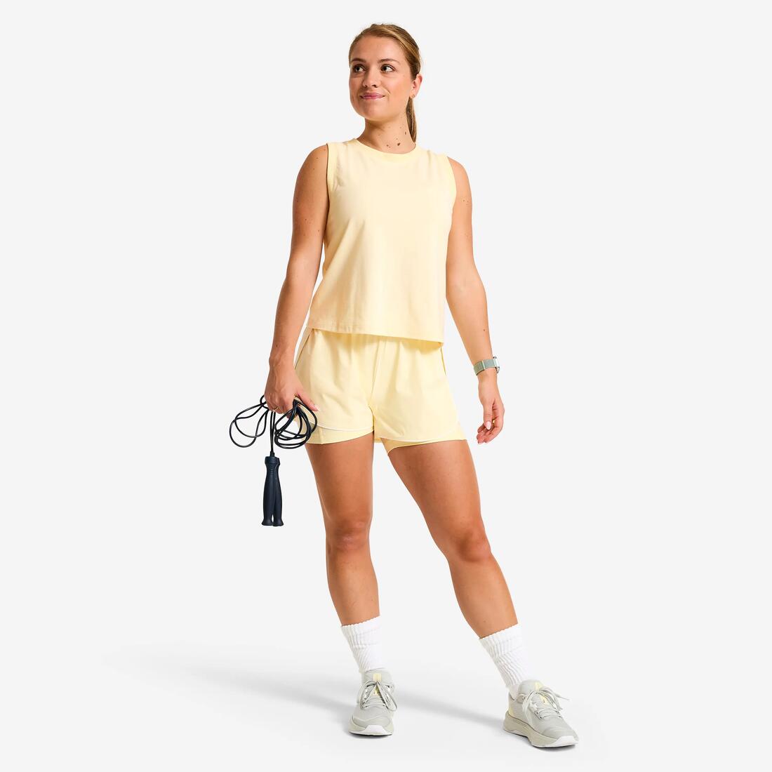 Short double couche femme