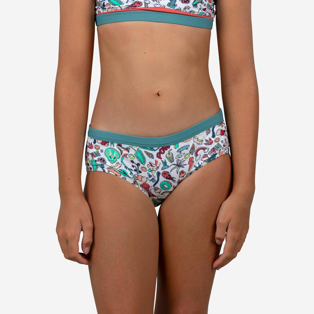 Bas de maillot de bain de natation fille Kamyleon Alg