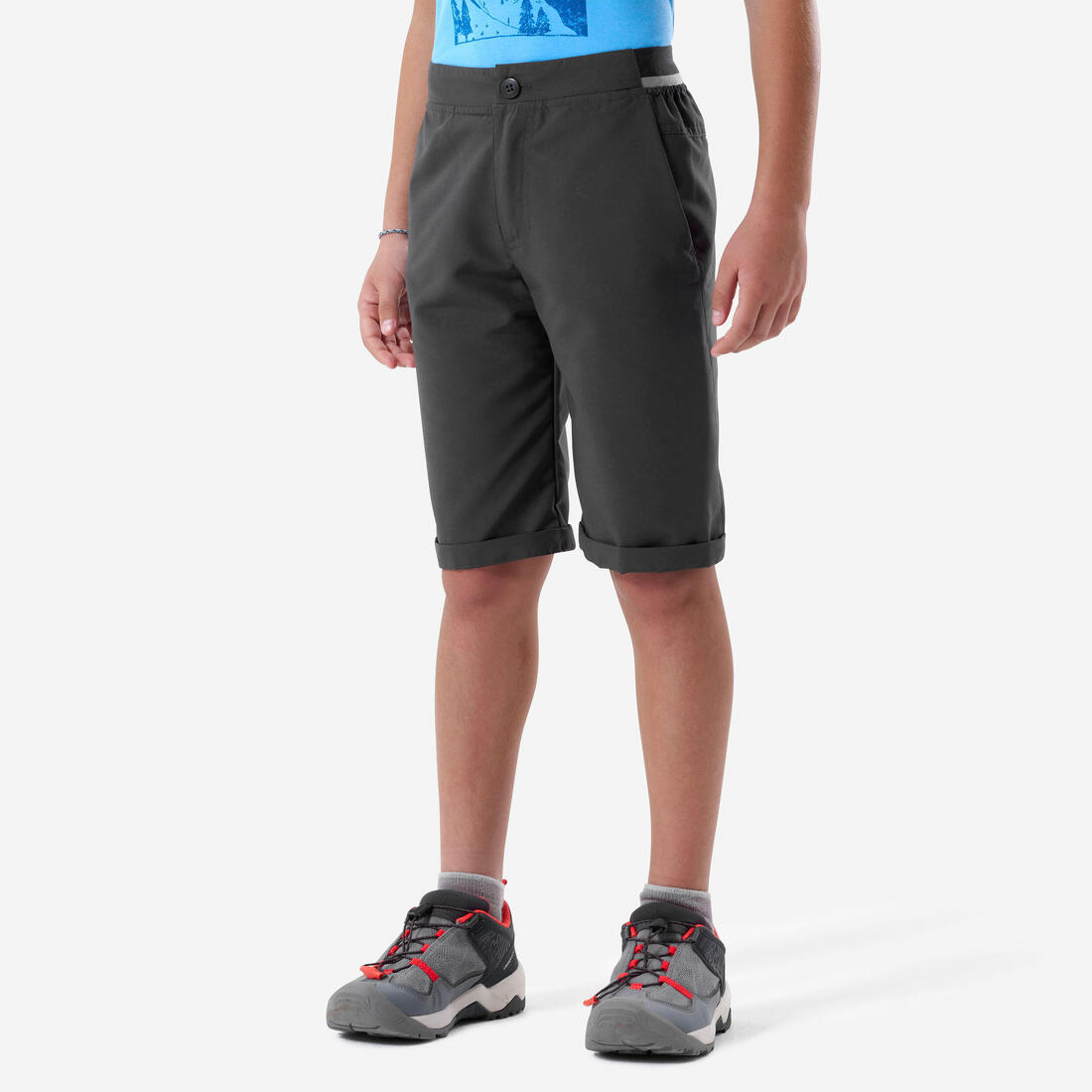 Short de randonnée - MH100 gris - enfant 7-15 ans – 8786634