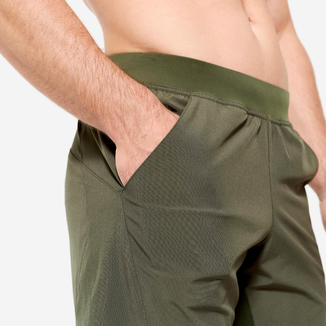 Short de fitness 2 en 1 collection respirant poche zippée homme