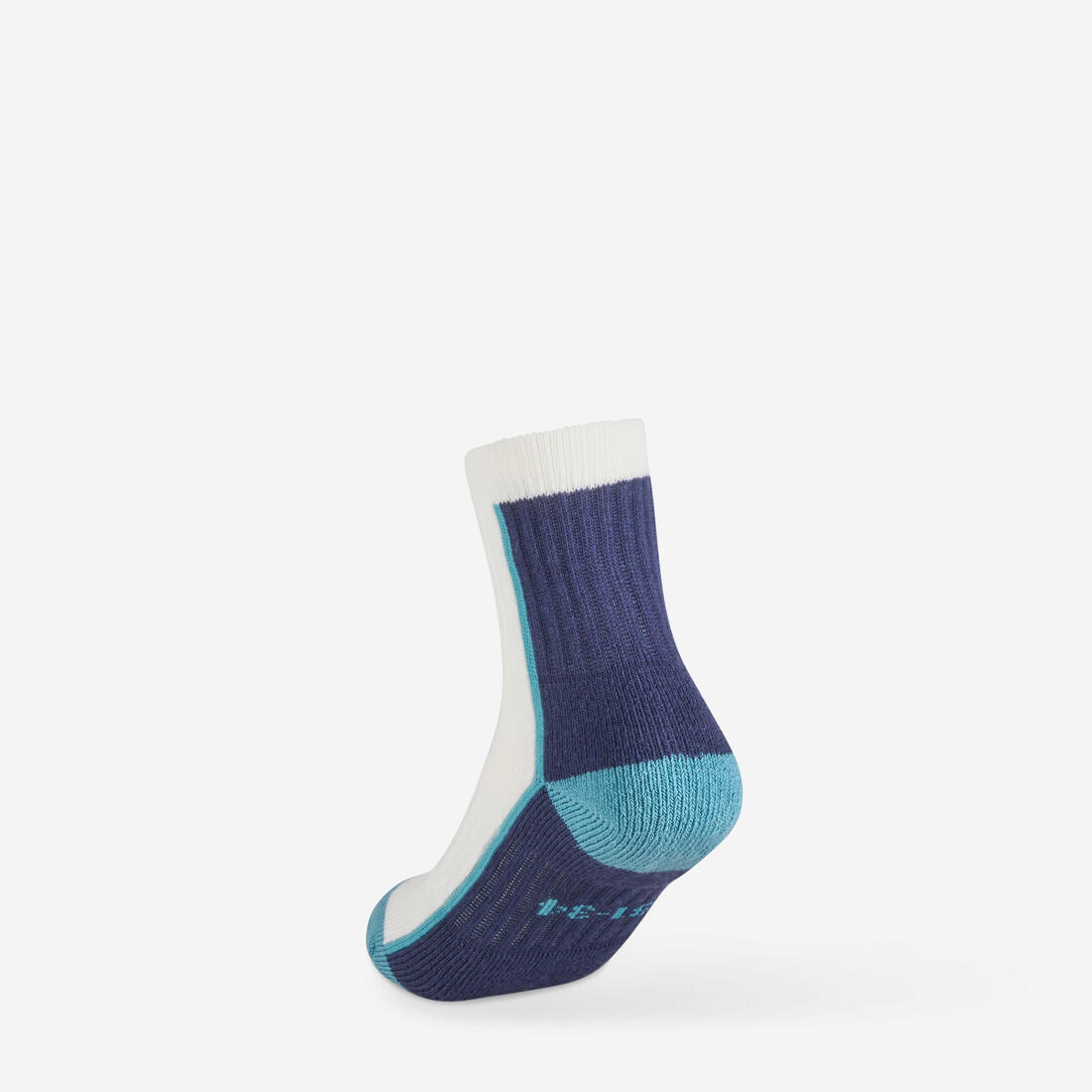 CHAUSSETTES DE SPORT ENFANT HAUTES RS 500 BLANC MARINE LOT DE 3