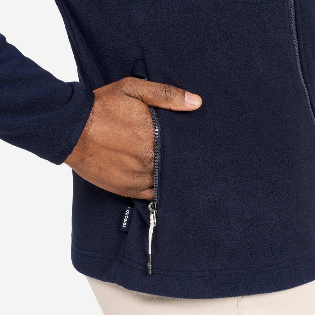 Polaire chaude de voile homme, 100 chiné