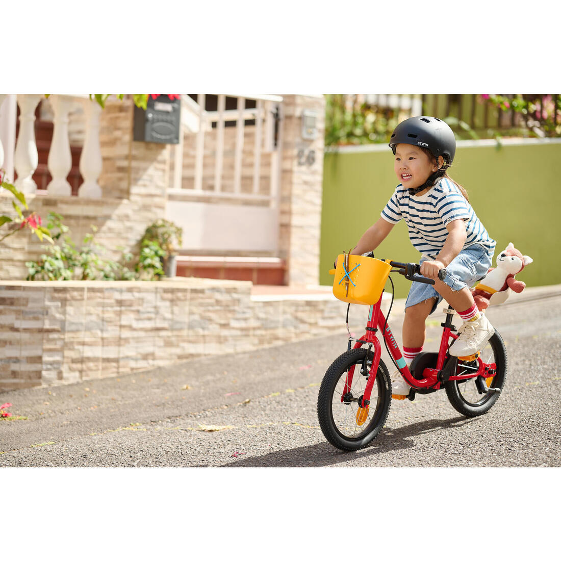 VELO ENFANT 2EN1 DRAISIENNE 3-5 ANS 14 pouces - DISCOVER 500