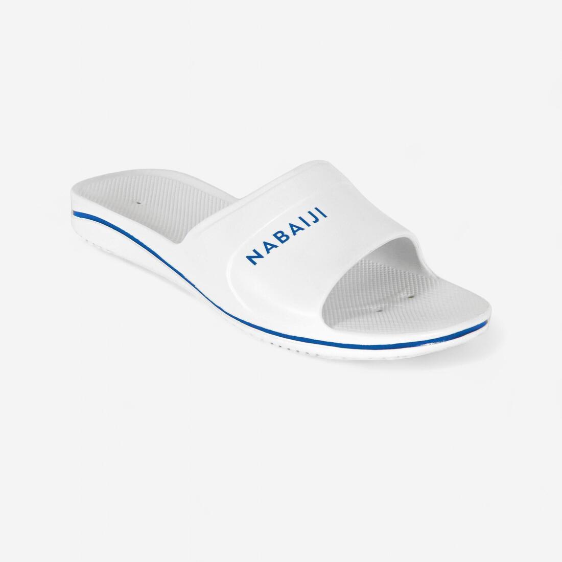 SANDALE CLAQUETTE PISCINE HOMME 100 PLUS BLANCHE – 8756392