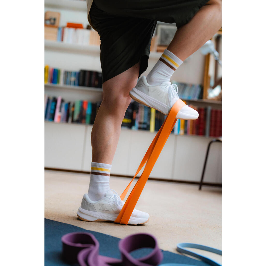 Elastique de musculation 30kg, orange