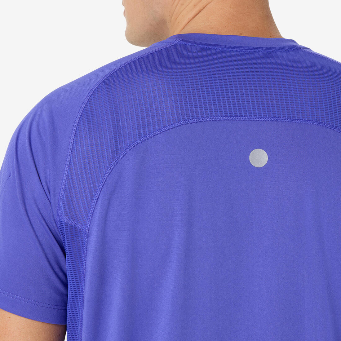 Tee-shirt de running homme, Asics Fade vert et violet