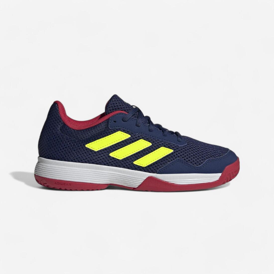 Chaussures de tennis polyvalente multicourt enfant, gamespec bleu jaune