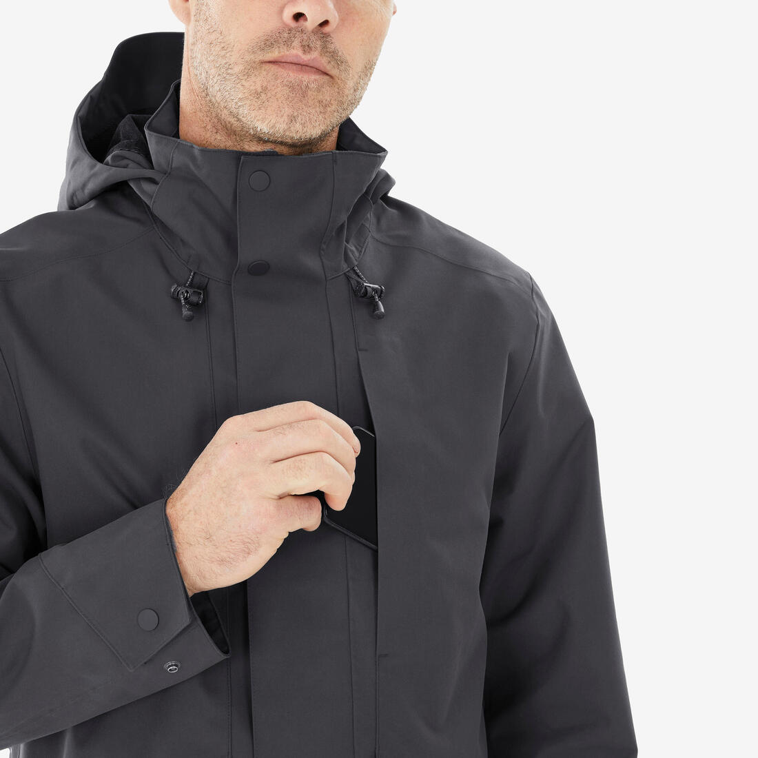 Veste imperméable de randonnée - nh550 imper - homme