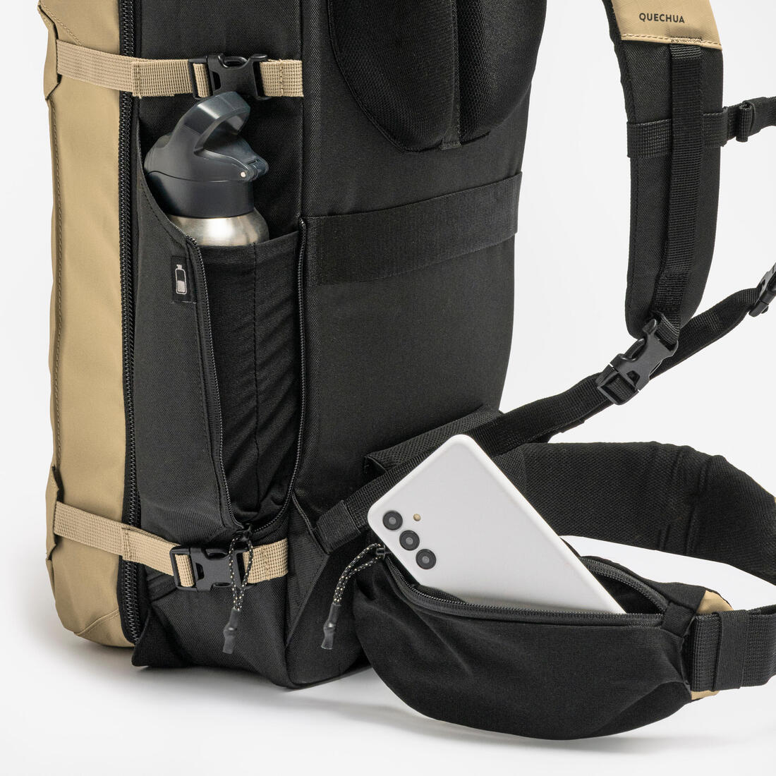 Sac à dos de voyage ouverture valise 30L, Travel 500 Organizer