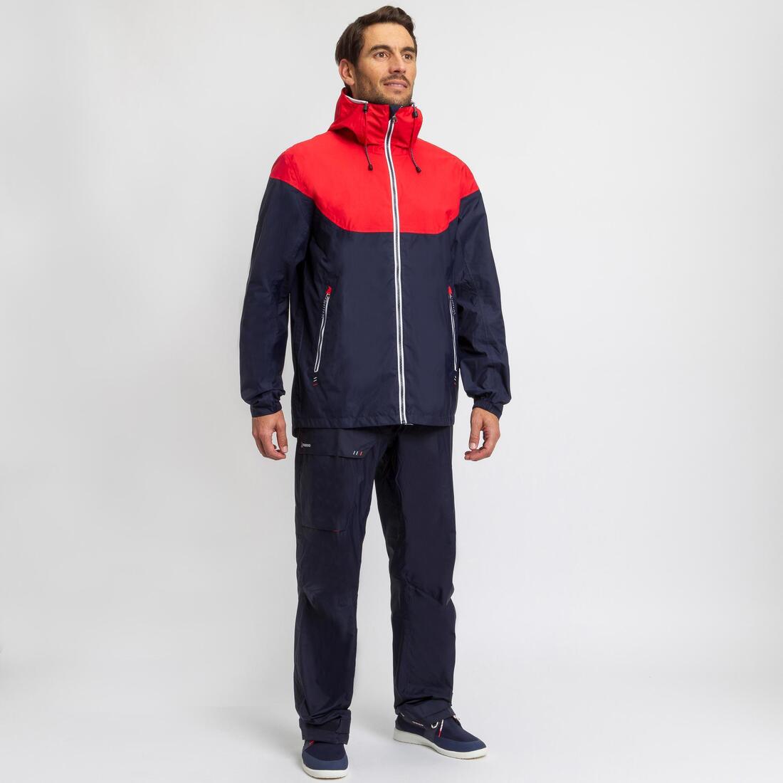 Veste imperméable de voile - veste de pluie coupe vent sailing 100