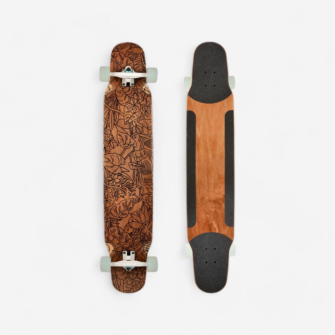 LONGBOARD DANCING 100 FOREST – marron acajou