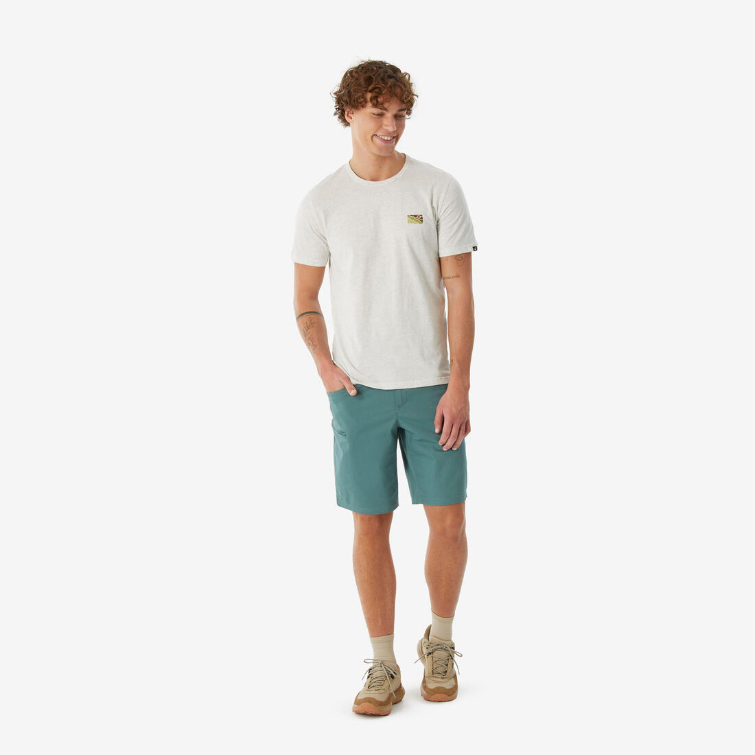 Short de randonnée homme, NH500 Regular