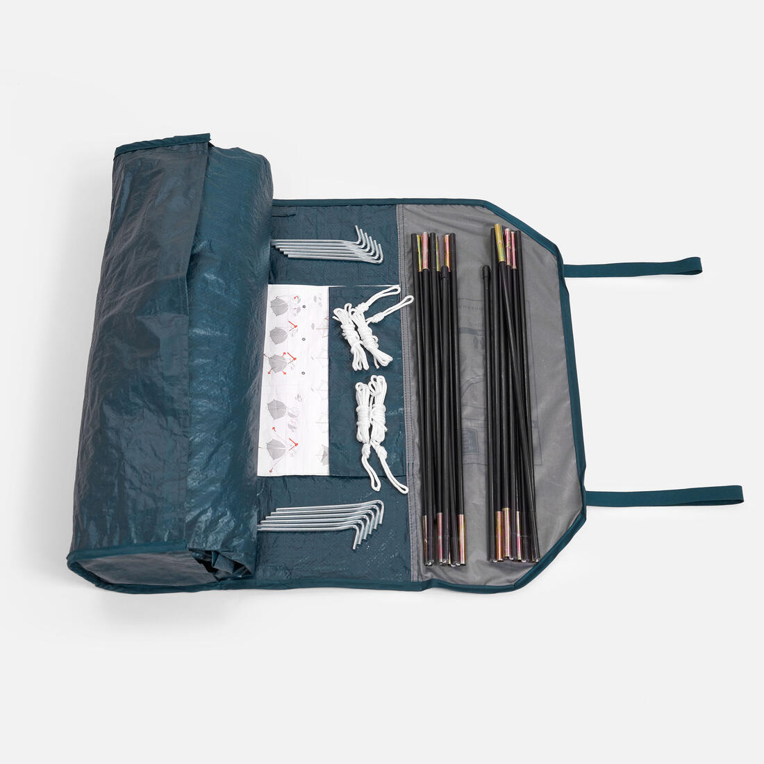 Tente de camping 3 places, MH100 gris