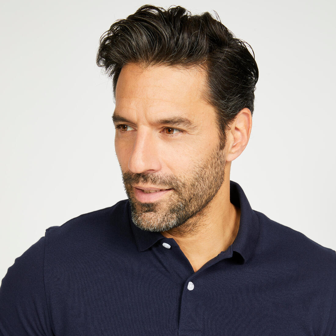 Polo de golf en coton polyester manches courtes homme, MW500