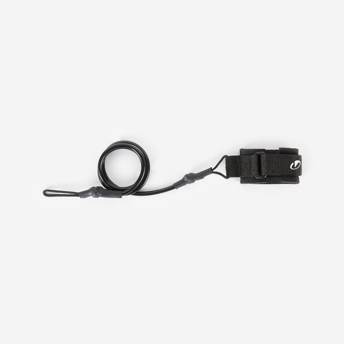 LEASH BODYBOARD 100 poignet noir débutant