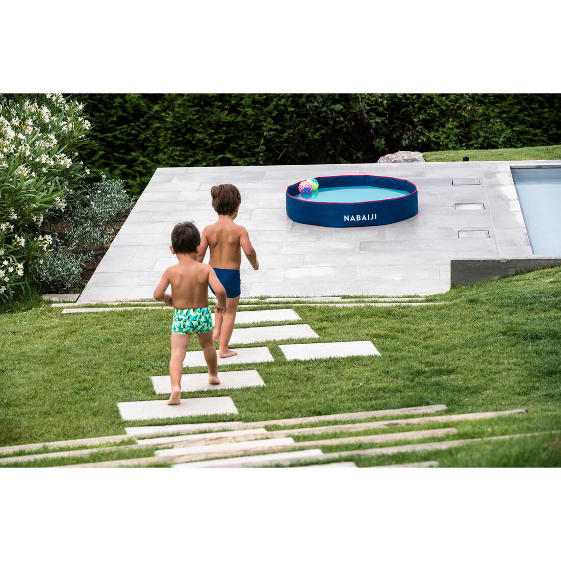 BOXER DE BAIN BEBE / ENFANT BLEU