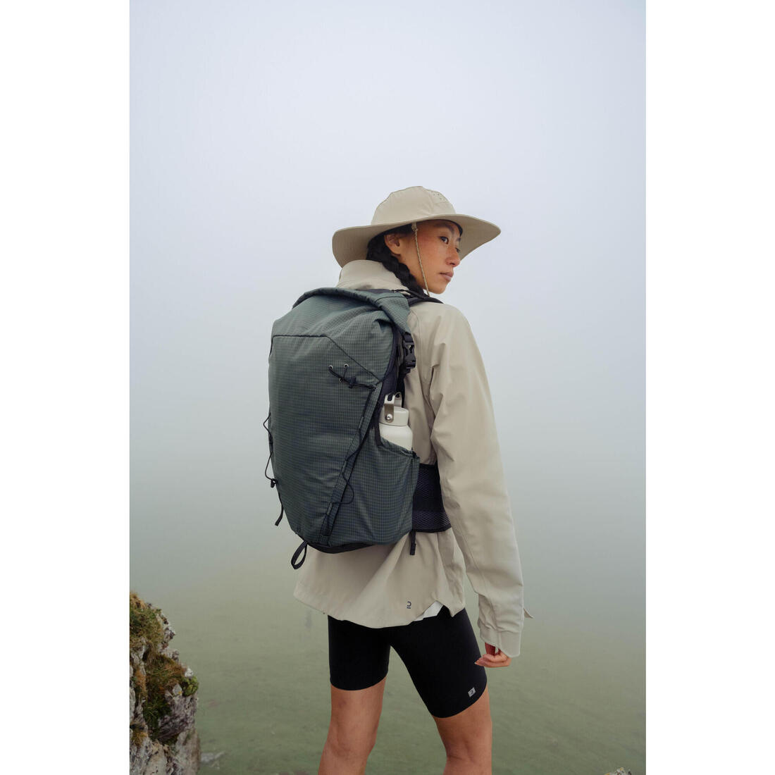Sac à dos rolltop de randonnée montagne 22l - mh500 light