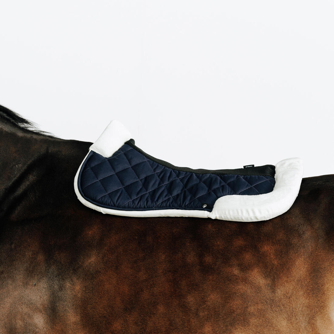 AMORTISSEUR CHEVAL ET PONEY MOUTON SYNTHETIQUE ROUGE GRENAT 500
