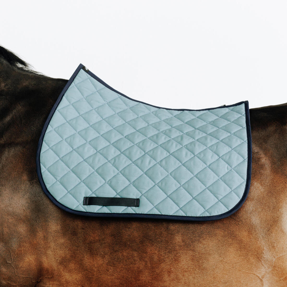 Tapis de selle équitation cheval - 100 marine