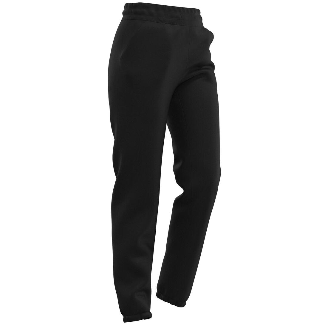 Pantalon Jogging Fitness Femme - 500 Slim Gris pale