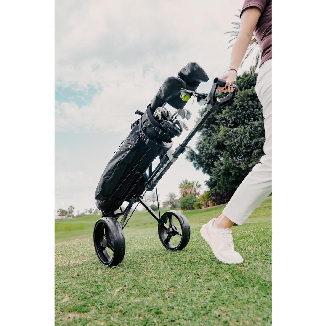Chariot golf 2 roues demi-série, Inesis 100