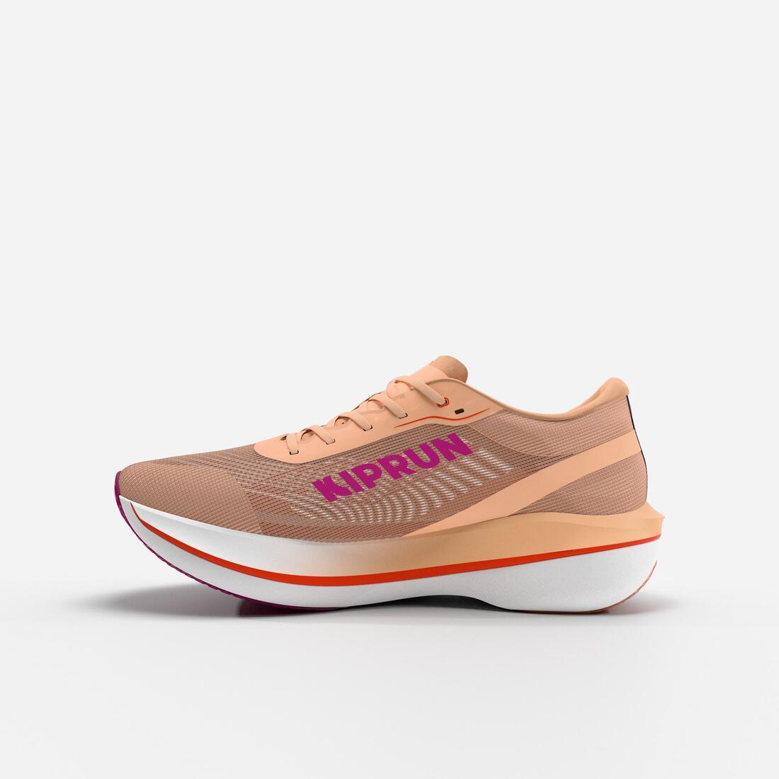 Chaussures de running avec plaque Carbone Femme, Kiprun Kipstorm Challenger CNY