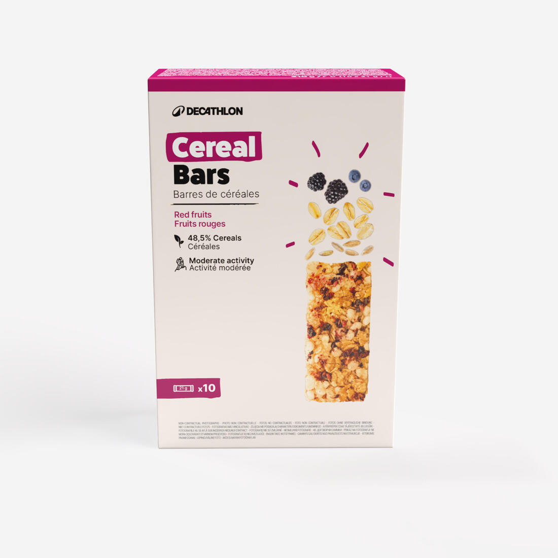 Barre de céréales chocolat au lait x10