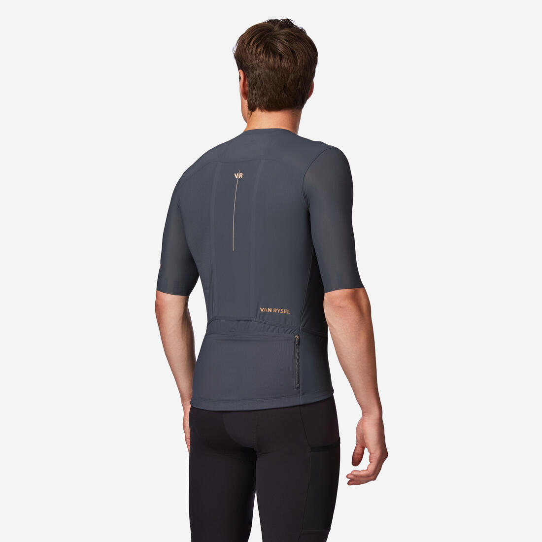 Maillot manches courtes de vélo route longue distance unisexe, EDR ULTRA
