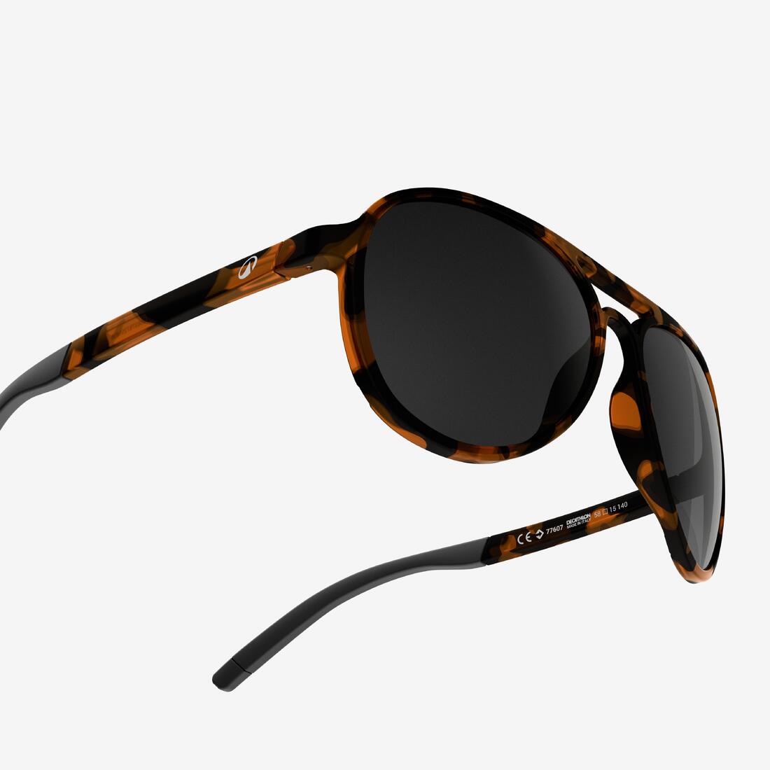 Lunettes de soleil randonnée - MH120A - adulte - catégorie 3 noires