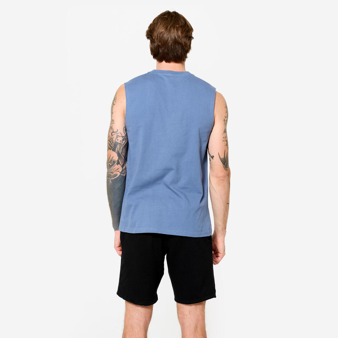 Débardeur extensible fitness homme - 500