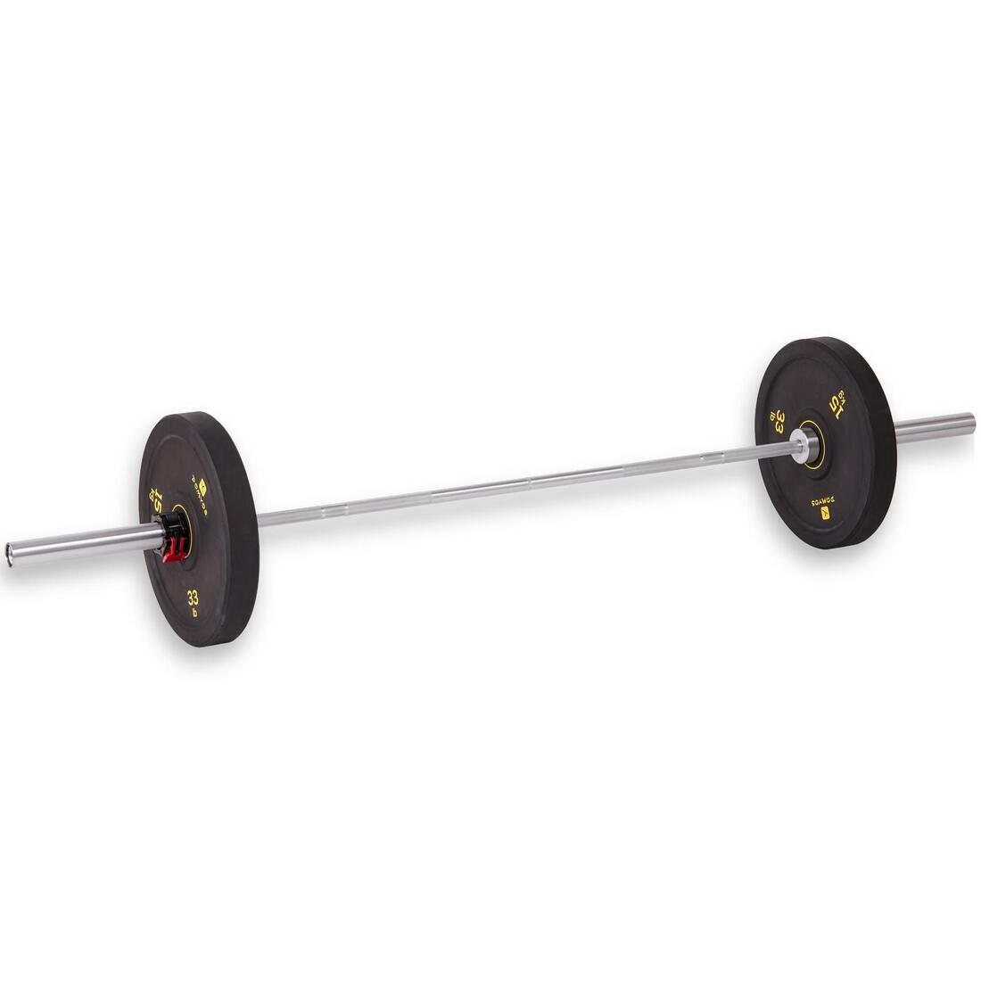 Barre d'haltérophilie de 15 kg, manchon de diamètre 50 mm, prise de main 25 mm – 8484131