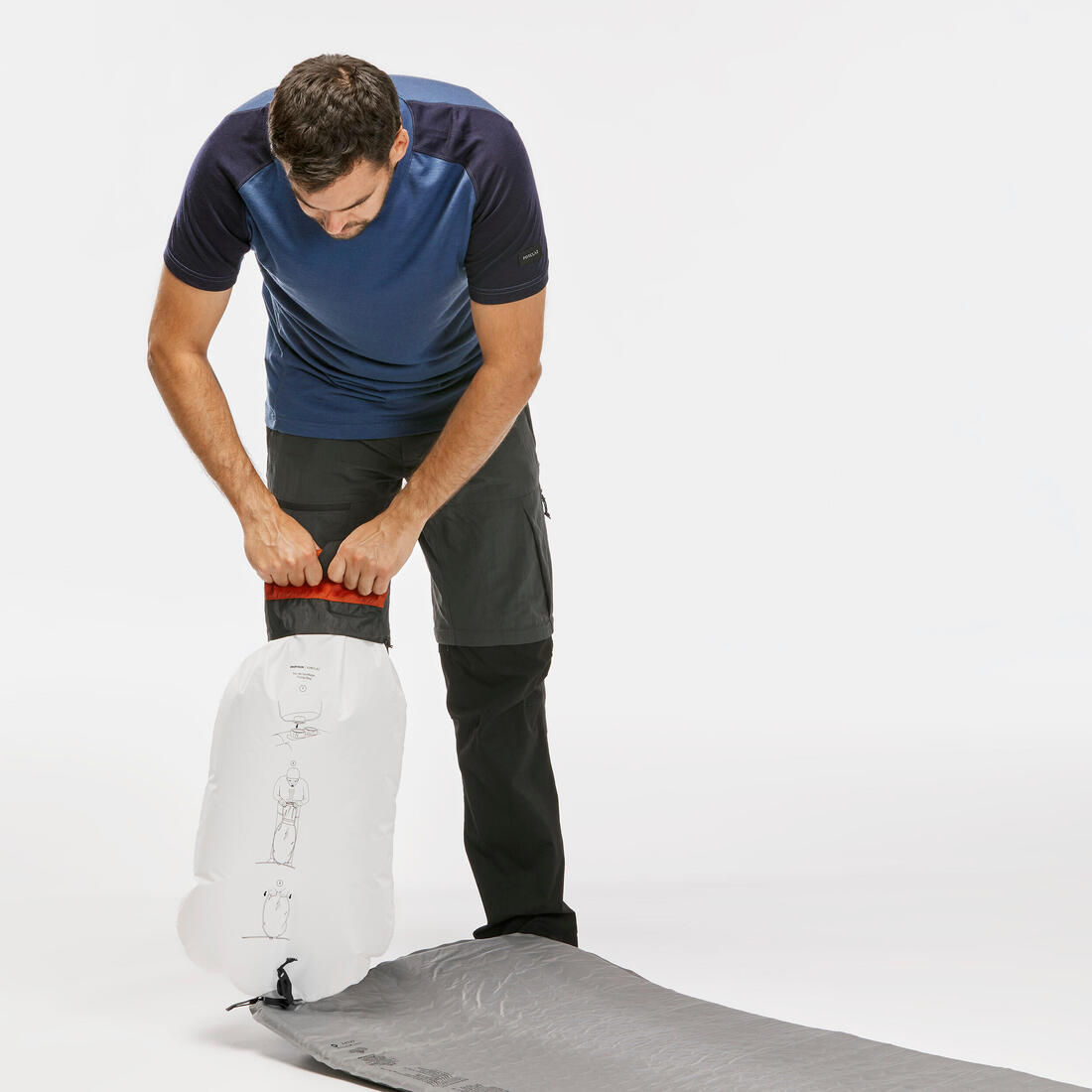 Housse - sac de gonflage pour matelas gonflable