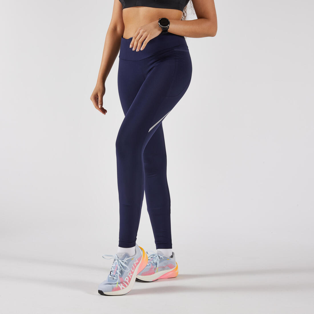 Legging chaud de running Femme, KIPRUN Run 500 Warm