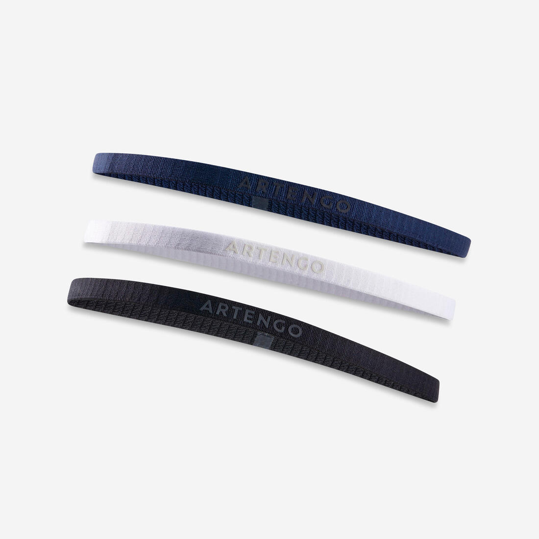 ELASTIC BAND MAINTIEN CHEVEUX  X3  NOIR BLANC MARINE