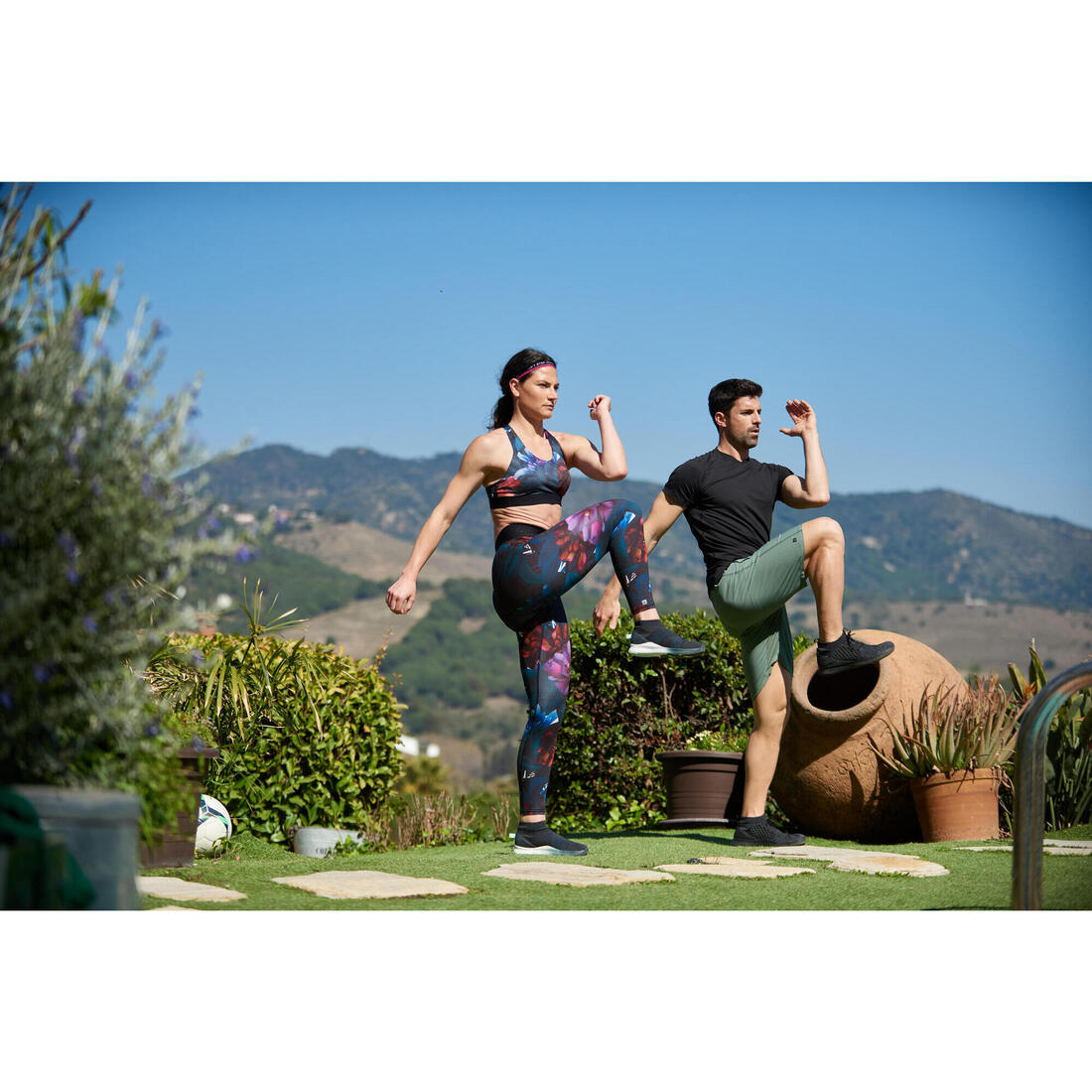 Legging taille haute Fitness imprimé