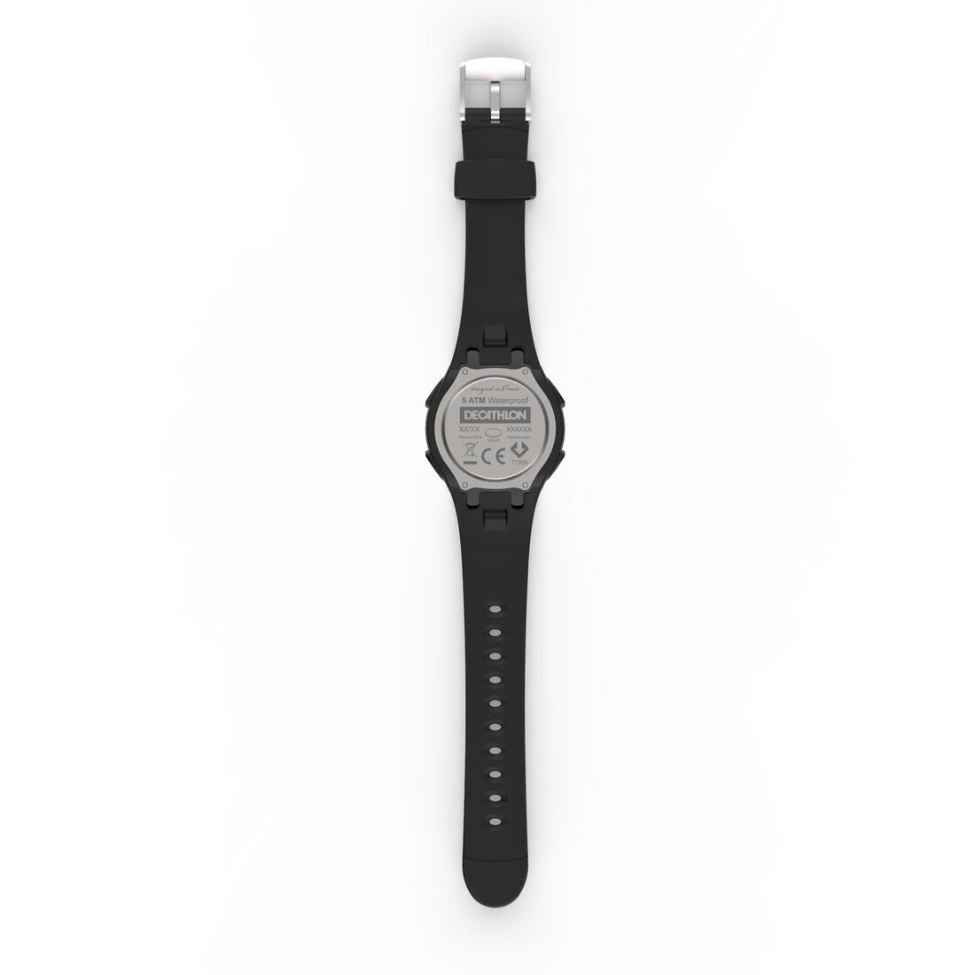 Montre chronomètre de course à pied W200 M noire