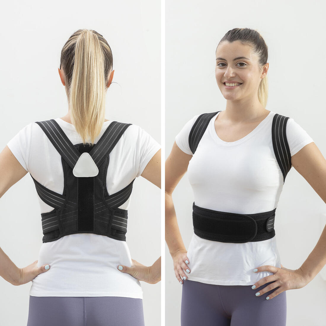 Ceinture lombaire Adulte - Correcteur de posture noir