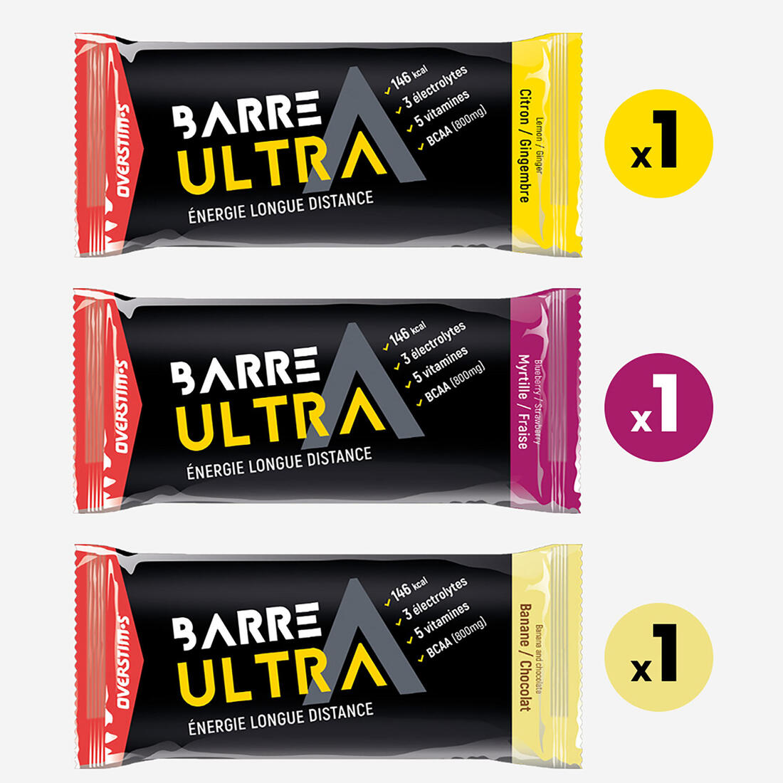 Mix de barres énergétiques, Energy Bar Ultra 3 x 40g