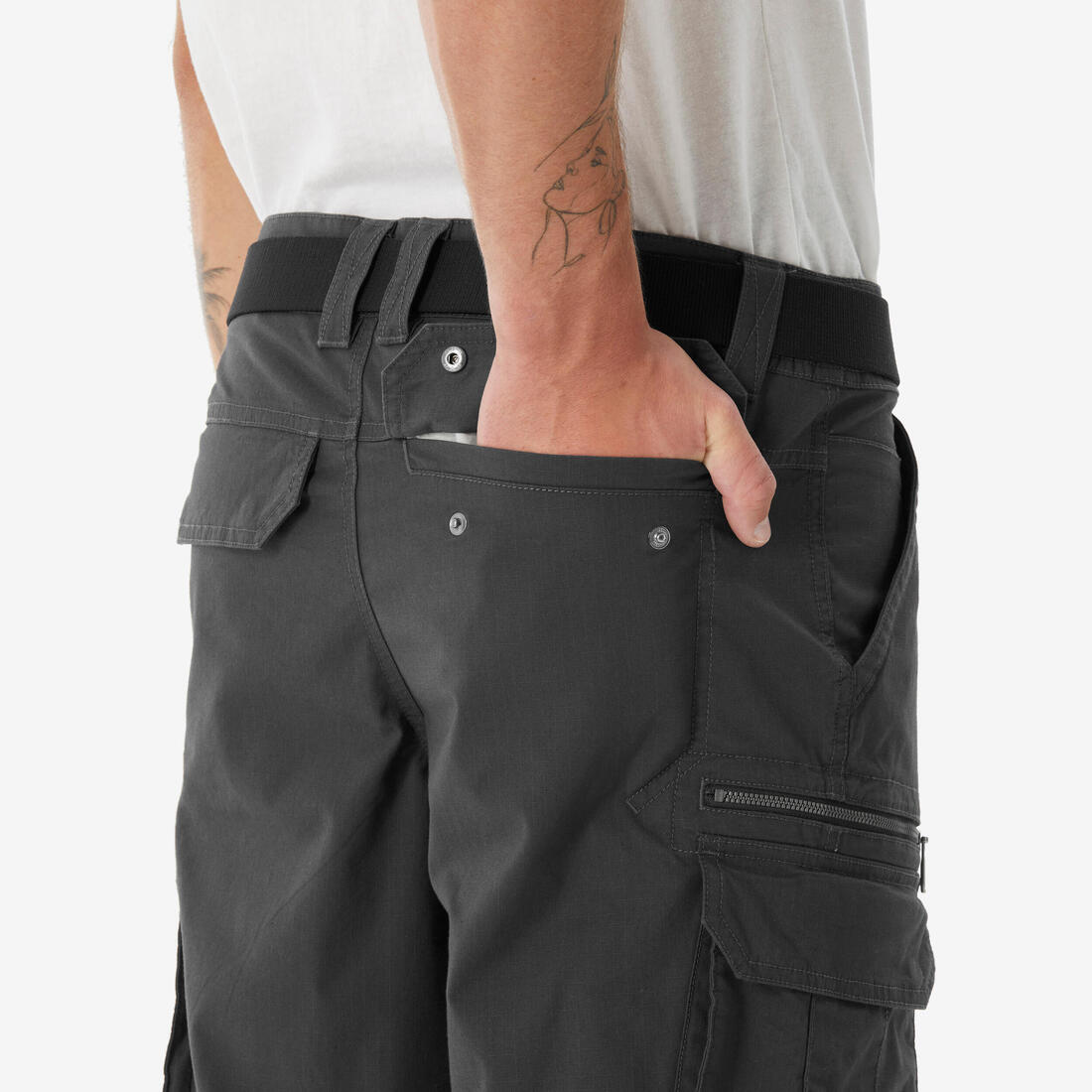 Pantalon de randonnée homme, NH500 Cargo