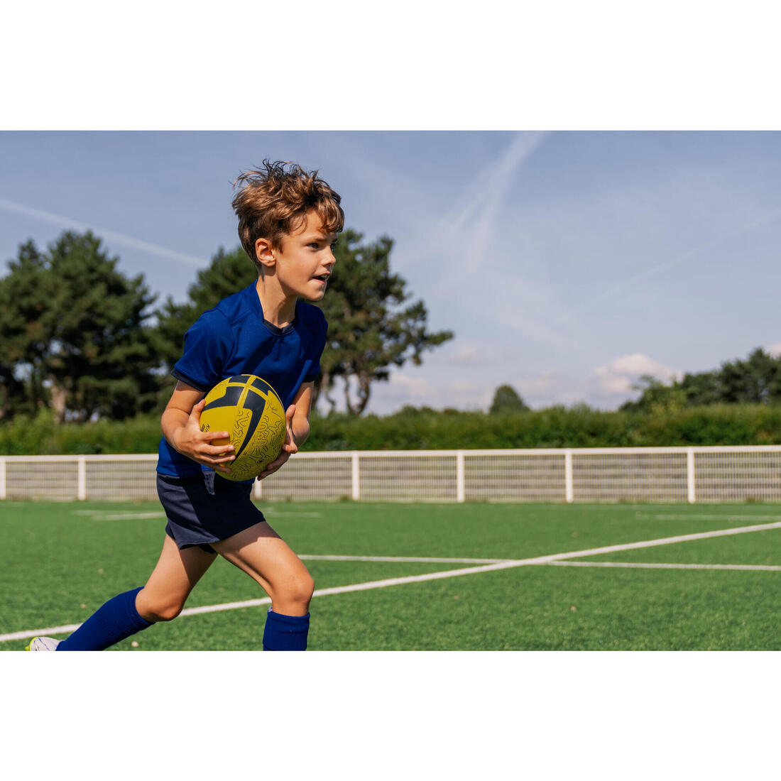 Maillot manches courtes de rugby enfant - r100