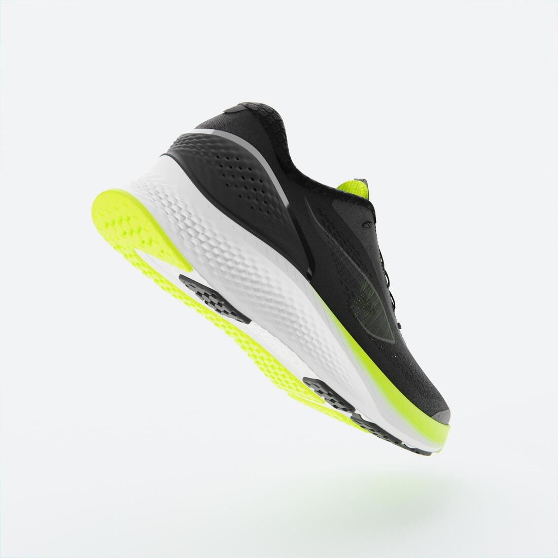Chaussure de running homme kiprun ks500 2 noir jaune