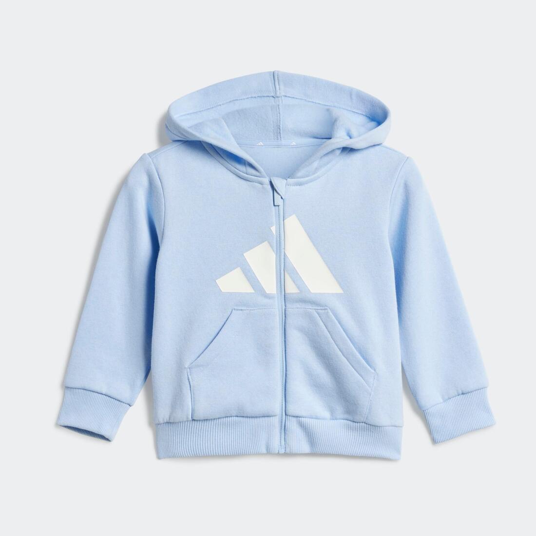 Ensemble de survêtement bébé à zip, bleu